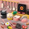 Kids' Kitchen Playset: Cooking, Steaming & Cutting Pretend Play Toys
