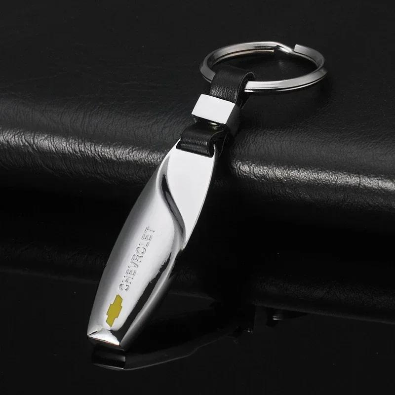 BMPQR1 3D Metal Car Logo Keychain Keyrings for Chevrolet Captiva Aveo Cruze Lacetti Niva Cobalt Optra Lanos Orlando Sail Spark ONIX