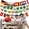 Ornements Fanions de Coupe d'Europe de Football pour Décoration de Bar, Restaurant et Fête.