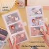 Instax Photo Album - Small Transparent Frosted Collection for Cards and Photos