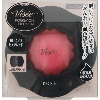 VICE RICHET VICE LICHE Foggy On Cheeks N RD420 Pure Red 5g Skin Makeup Vicerische Apply an Appropriate Amount To the Brush, Check the Amount of C