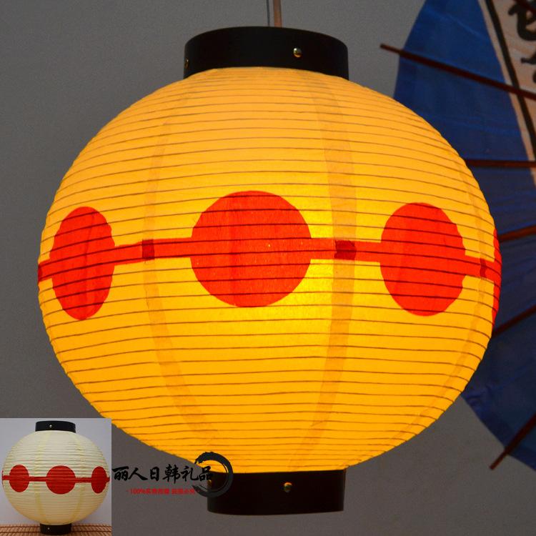 Japanese Sushi Paper Lantern, Korean Cuisine Sashimi Restaurant Advertising Decor
