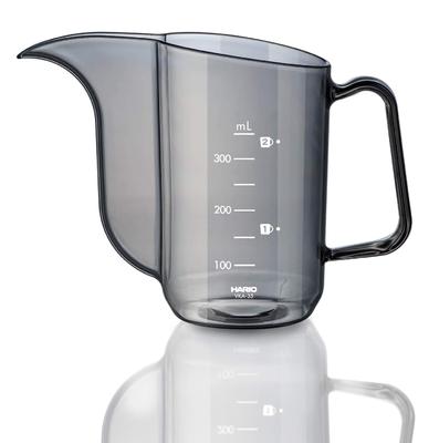V60 Tropfkessel Air Praktisches Fassungsvermögen 350ml Transparent Schwarz Messkanne Hergestellt in Japan VKA-35-TB