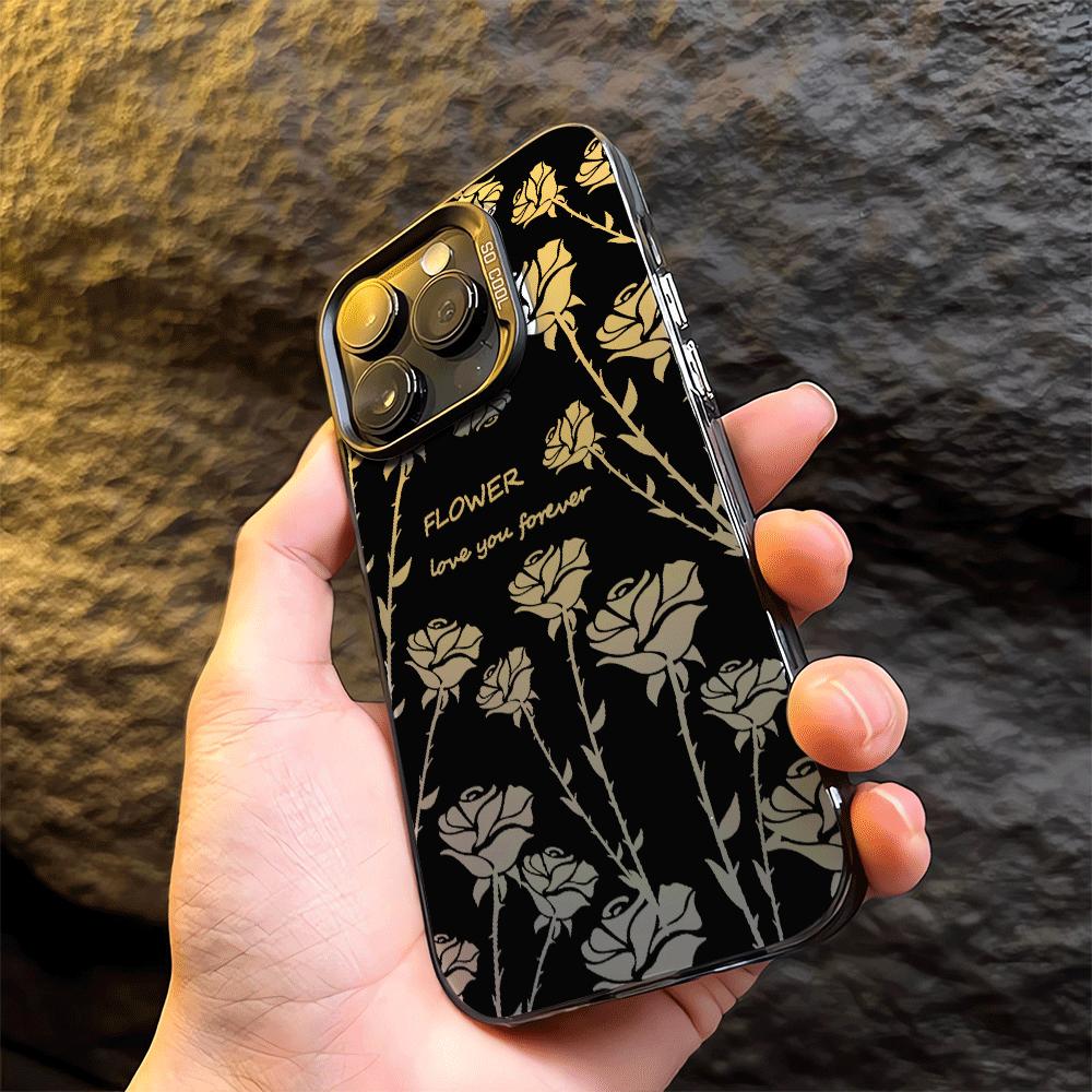 Case for iPhone 17 Pro Max 16 11 14 Plus 17e 15 Air 12 Pro 13 Phone Cover Creative Flower Art