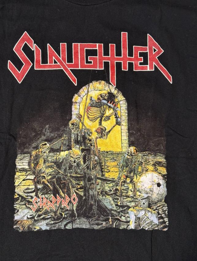 Slaughter Band Strappado Short Sleeve Unisex T-Shirt All Size BT430 Unisex T-Shirt XXL