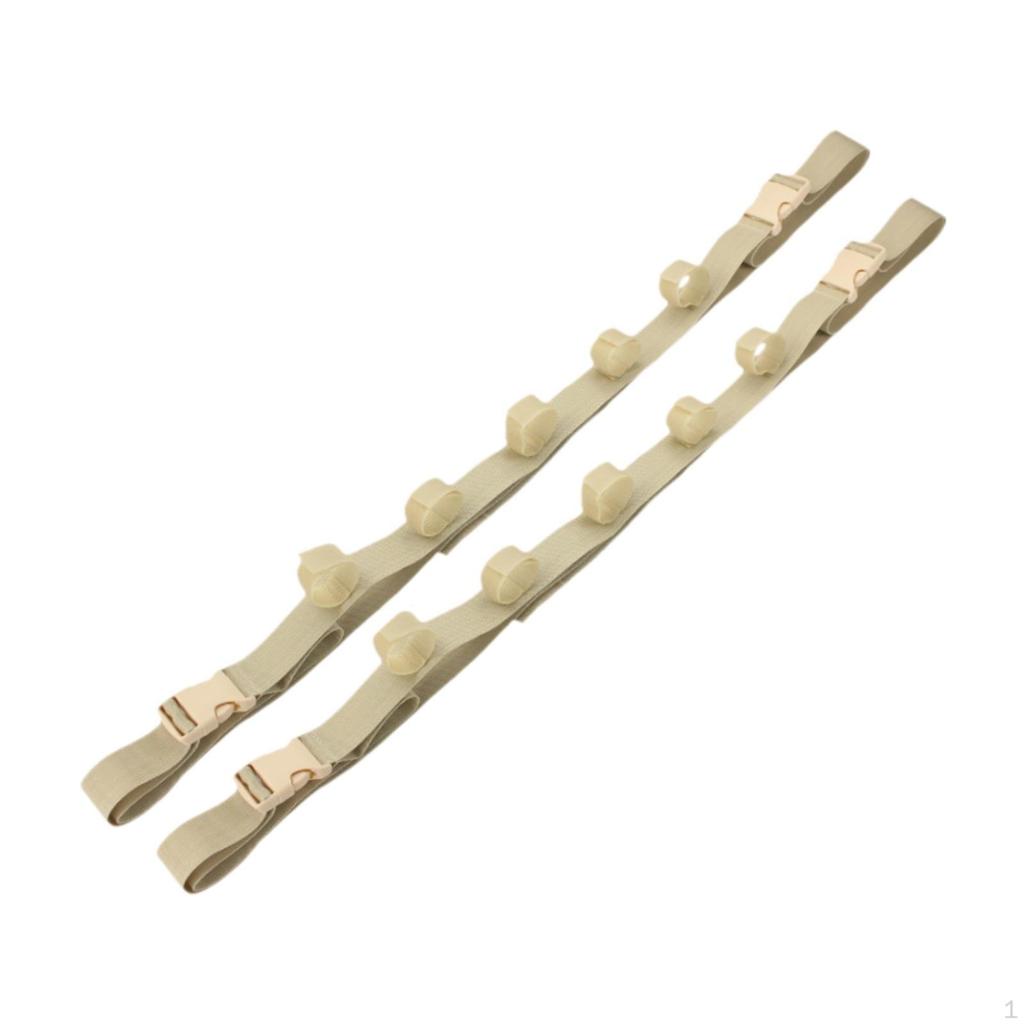 2 Fishing Rod Carrier Straps for Cars, Holds Multiple Rods with Simple Setup