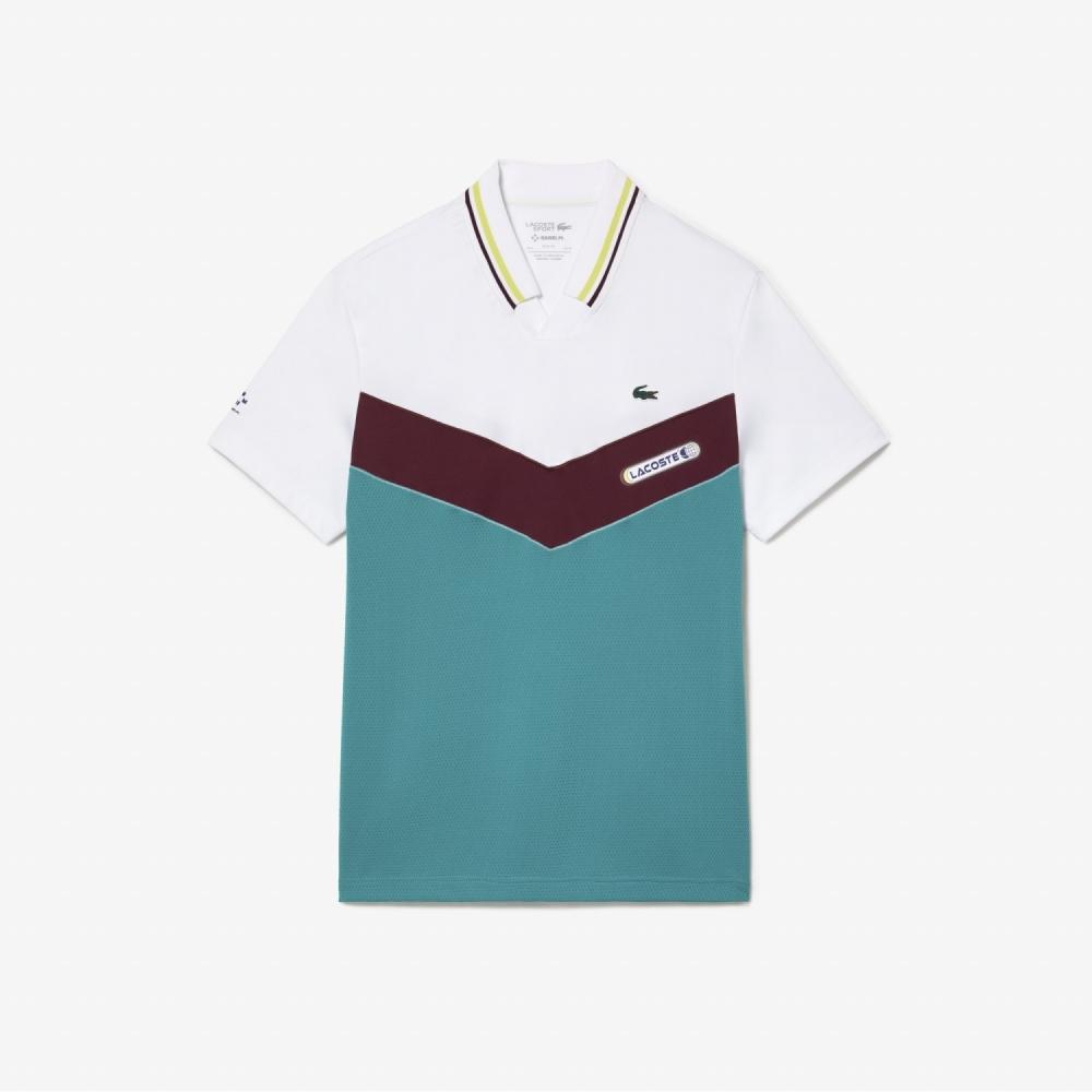 

Мужская спортивная футболка LACOSTE Tennis Pique Danil Medvedev DH1099 53N Q7I
