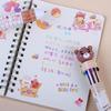 10 in 1 Multicolor Ballpoint Pen Lovely Bear Ballpoint Pen 0.5mm Multicoloured Pen Retractable Ballpoint Pen for School