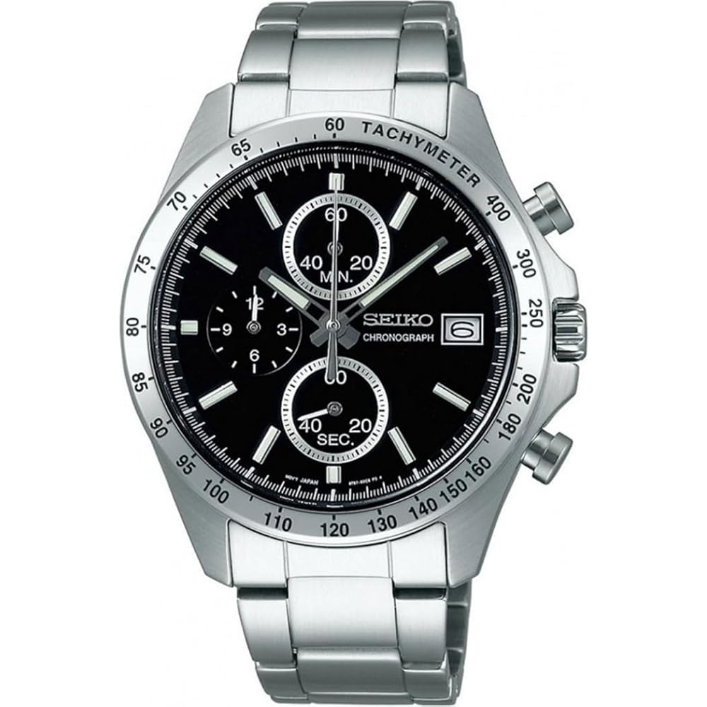 

Seiko Chronograph Quartz Men s Watch SBTR005 Black 1/5 Second Timing Water Resistant