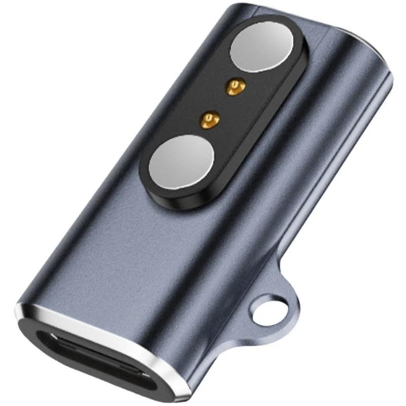 

Aluminum Alloy Charging Connector for Smartwatch 601E, Designed As a Type C to 2Pin Adapter with 2.8Mm Spacing