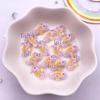 50pcs Resin Mini Colorful Mermaid Tail Shell Starfish Seahorse Conch Flatback Rhinestones Figurine Nail Art DIY Scrapbook Crafts