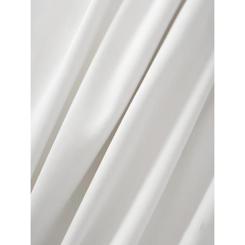 Evropská velikost Módní dámské tričko s kulatým výstřihem s potiskem písmen a kreslených postaviček | Jednoduchý design, Pohodlné a prodyšné