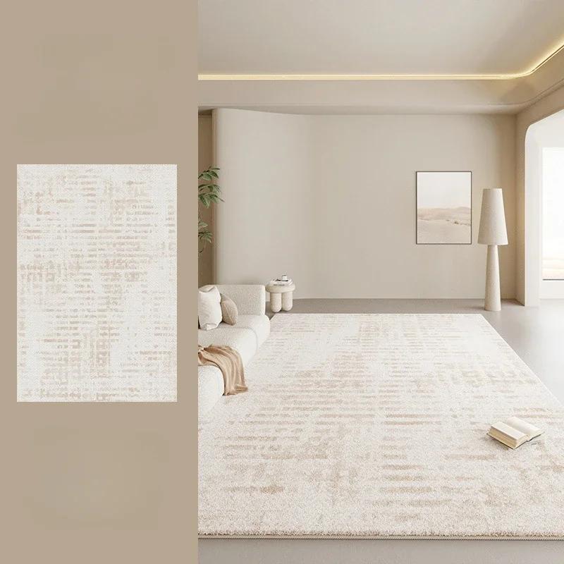 Light Luxury Living Room Decoration Carpet Large Area Rugs for Bedroom Fluffy Plush Bedside Floor Mat Thick Anti-slip Lounge Rug