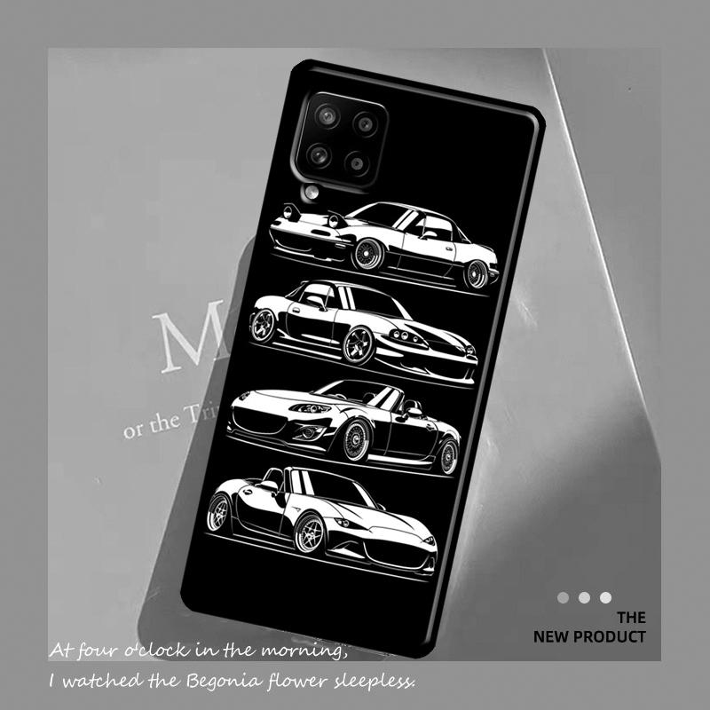JDM Car RX7 MX5 Case For Samsung Galaxy A54 A34 A52 A32 A22 A12 A13 A14 A23 A33 A53 A73 A51 A71 Cover