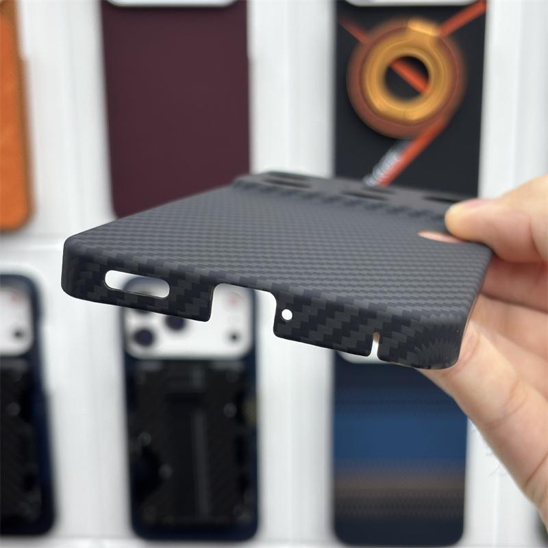 Funda para Nothing Phone 3 1500D Fibra de Aramida Kevlar Cubierta Ligera Disipación de Calor Protección Elevada de Cámara Carcasa de Negocios