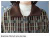 Stylish Petite Cashmere Coat: Slimming Plaid Design for Middle-Aged & Elderly Women, Perfect for Autumn & Winter