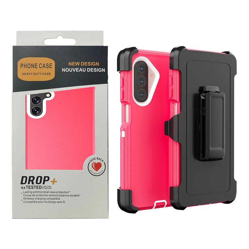 Ott Armor Box Case For Samsung Galaxy A57 A37 A17 A07 A16 A36 A56 A15 A35 A55 A05 A14 A34 A54 A33 A53 Shockproof Cover with Clip