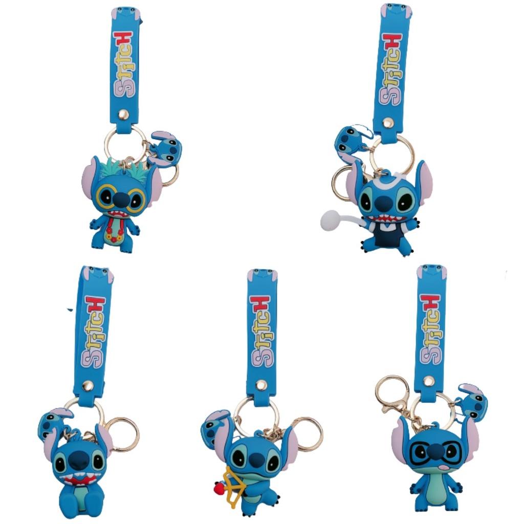 Cute Lilo Stitch Cupid Figure Toy Keychain Perfect Xmas Gift