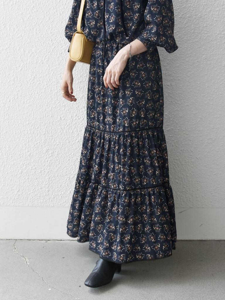 Ships Any H:RAINBOW PETIT PRINT SK 723250065 Navy2 One Size