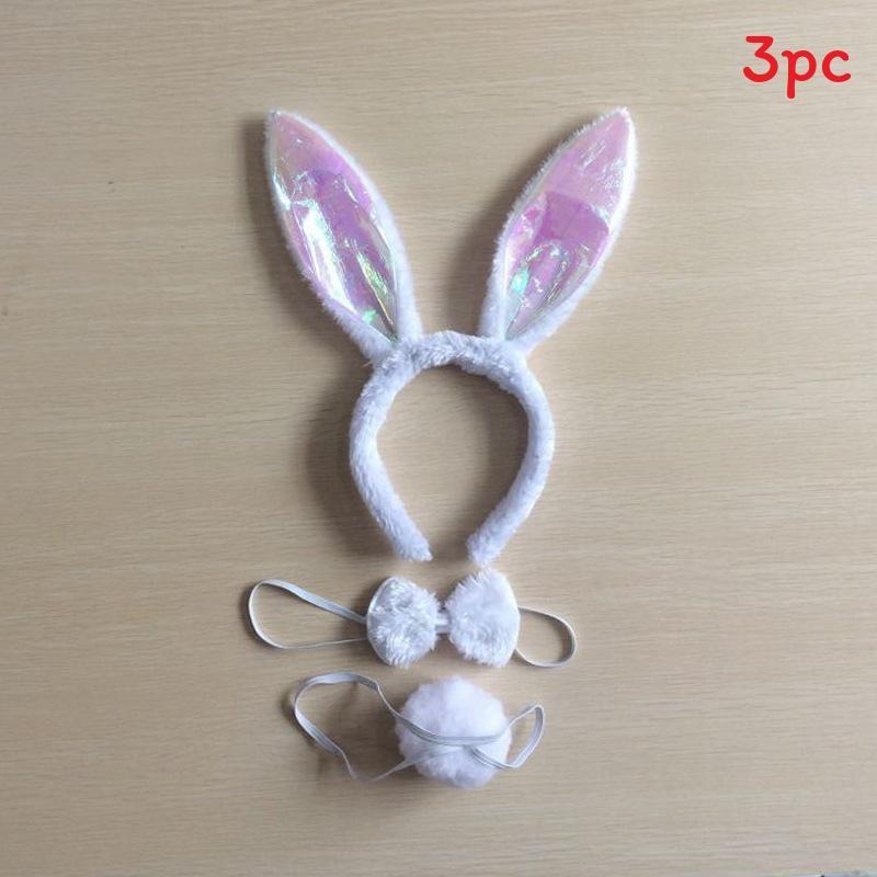 Halloween Animal Tiger Headpiece With Red Horns Demon Headband Cosplay For