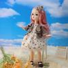 1/6 Dress Up Princess Doll 30cm BJD with Clothes Shoes 20 Joints Movable Cute Sweet Face Child Girl Birthday Gift Kids Doll Toy