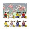 (Cristiano Ronaldo)Mini Football Player Figure Toy Cute Cartoon Building Block For Children