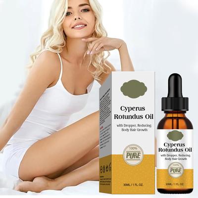 Cyperus Rotundus Oil For Hair Removal, Natural Cyprus Oil, Reduces Hair Growth, Soothes Skin, Ideal For Men & Women, 30ml