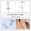 copper Charm Compatible With Bracelets Do It Yourself Jewellery Making Pink Zircon Authentic Red Blue Charm Bead Charms Ideal For Women Wedding Birthd