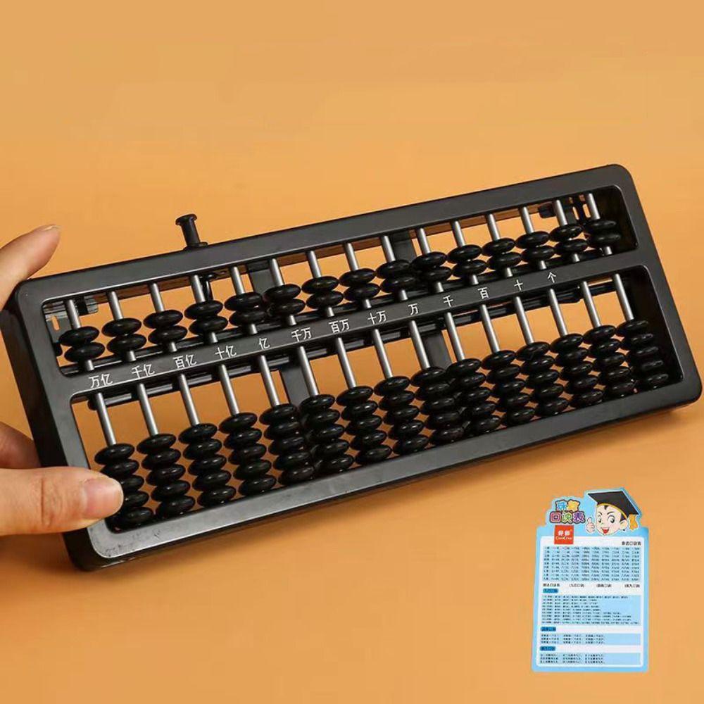 Black Blue Pink Calculation Bead Plastic Calculation Rack Counting Abacus  Intelligence Development