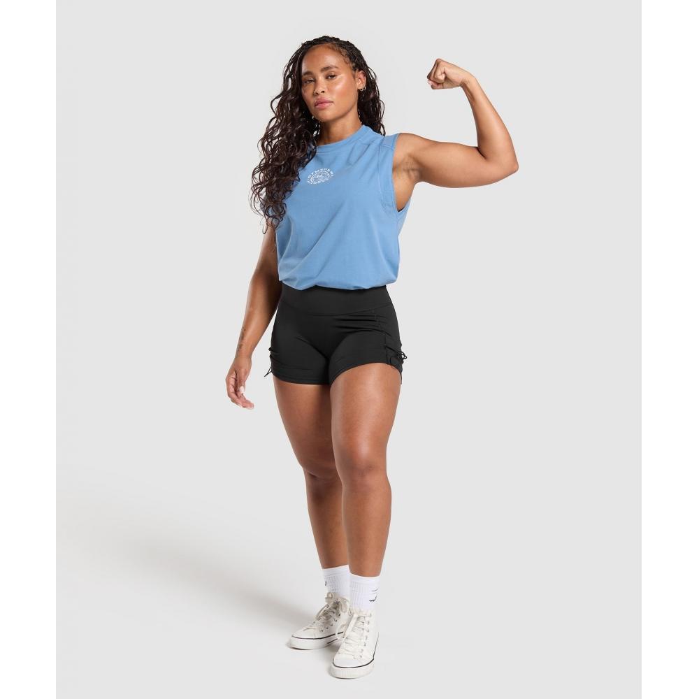 Gymshark Legacy Logo Tank Classic Blue B3b9d Udbr