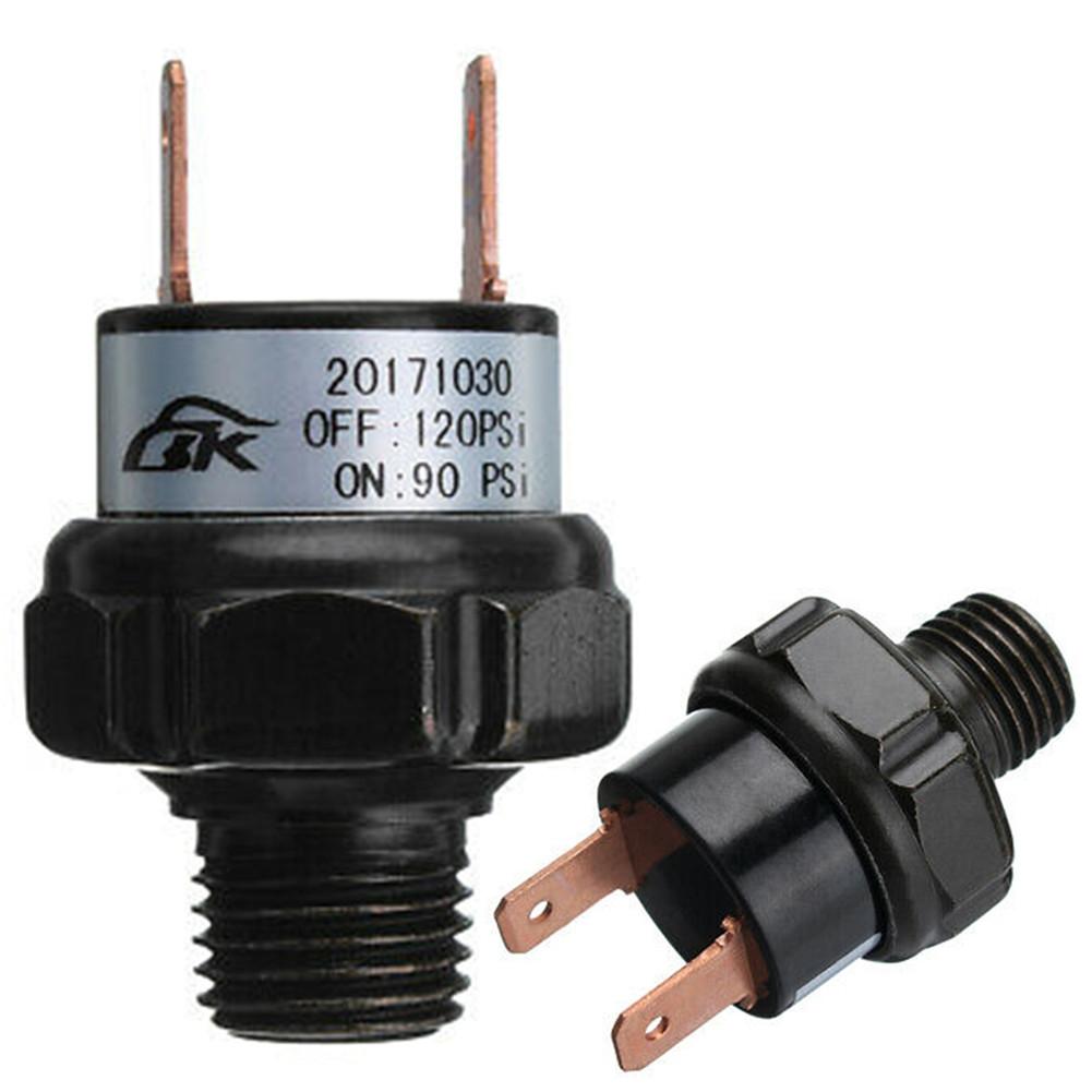 90-120 PSI Air Compressor Tank Pressure Switch Black Metal