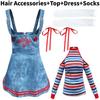Childs Play Cosplay Costume With Polyester Fabric For Women Stage Performance