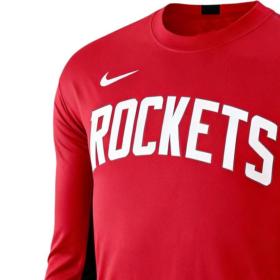Nike NBA Houston Rockets Warm-Up Training Long Sleeve Shirt Kids tops 3Z2B7BBKN-RCK