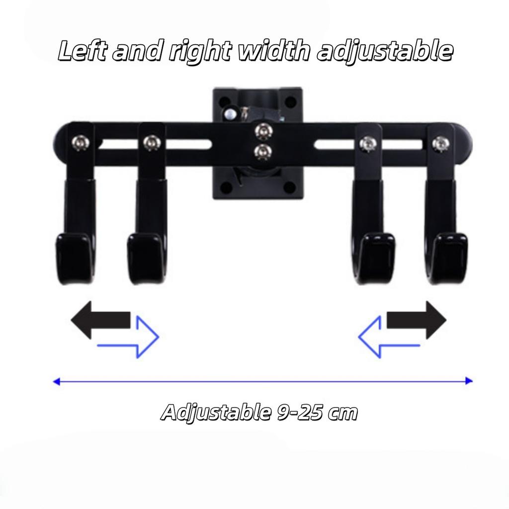 Bicycle Wall-Mounted Frame, Mountain Bike Road Bike Parking Bracket, Adjustable Hook Support Bracket, Bicycle Rack