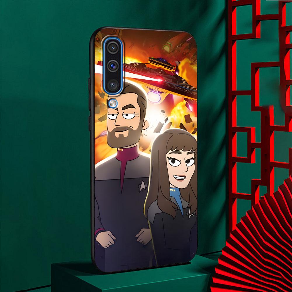 Star Trek Lower Decks Case for Samsung Galaxy A03 A04s A20 A30 A20e A70 A70s A50 A40 A30s A50s A20s A10s TPU Black Phone Cover