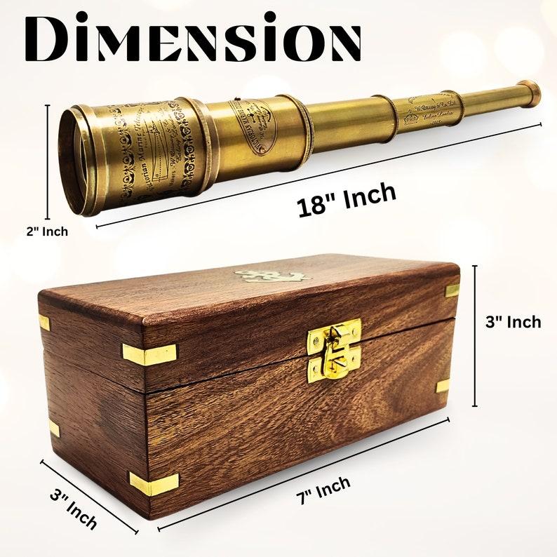 

Персонализированный телескоп, Телескоп с индивидуальной гравировкой, Персонализированный подарок в виде подзорной трубы, Уникальные дизайнерские латунные подарки для туристов,