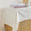 Dustproof Lace Tablecloth Openwork Design Square Tablecloth Retro Tea Table Cloth  Wedding Party