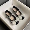Girls Soft Sole Princess Shoes with Butterfly Bow 2026 Spring Autumn  Kids Leather Versatile Flats