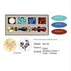Francobolli fai-da-te Kit scatola sigillo di cera Set di cucchiai staccabili Set di perline di tenuta Busta Confezione regalo di nozze Cartolina