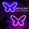 USB/Battery Powered Butterfly Shaped Light Wall Mounted Led Neon Light Christmas