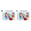 Playful Christmas Elves Tapestry, Cartoon Cutout Board with Elves, Gifts and Winter Forest, Fun Kids' Party Wall Art