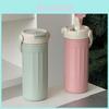 Stylish Insulated Cup For Women Portable Stainless Steel Water Bottle With Straw Ideal For Office And Travel