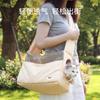 Crossbody bag, single shoulder cat bag, dog bag, large space, portable and adjustable pet bag for outdoor use
