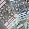 5D Ballet Bow Lace Embossing Self Adhesive Nail Art Stickers Shiny Charming Manicure Decals Nail Supplies