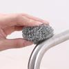 6/18pcs Stainless Steel Scrubber Scouring Pads Cleaning Ball Steel Wool Scrubber for Kitchen Pot Pan Dish Bathroom Cleaning
