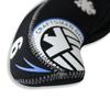 CRAFTSMAN Golf Headcover Cosmo Series Iron Cover - X-type, designed to prevent loss, 11 pieces, Black/White (Black)