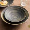 Retro Hand-painted Ceramic Small Foot Salad Bowl Dessert Bowl Pasta Bowl Fruit Bowls Restaurant Creative Specialty Tableware