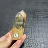 Hot for sale!Natural yellow crystal wand point crystal smoky topaz point reiki healing as a gift