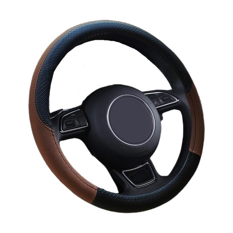 Husa antiderapanta pentru volan Design universal Cu piele PU moale Prindere antiderapanta Pentru condus sigur