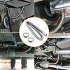 60/100/120/150/200/250/300cm Edelstahl-Spiral-Auspuffrohr Luft-Diesel-Standheizung Gasentlüftungsschlauch Auto LKW Endrohr
